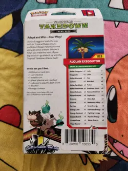 Pokemon Tropical Takedown Theme Deck Alolan Exeggutor Sun & Moon Forbidden Light - Image 2