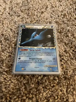2011 Worlds Pokemon Championships Kingdra 85/95 RARE Pokemon - Image 1