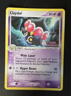 Claydol 38/110 Stamped EX Holon Phantoms Pokemon TCG Reverse Holo NM - Image 1