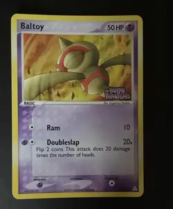 Pokemon Baltoy EX Holon Phantoms 59/110 Reverse Holo Stamped NM - Image 1
