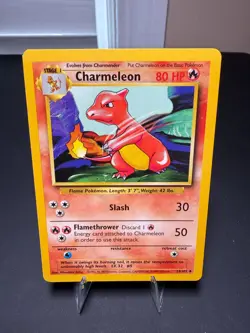 Vintage 1999 Pokemon SHADOWLESS Base Set Evolution Trio NM Wartortle Charmeleon - Image 4