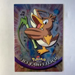 Pokemon Tv Animation Edition Series 2 Farfetch'd #83 Foil Blue Logo 2000 LP/NM - Image 1
