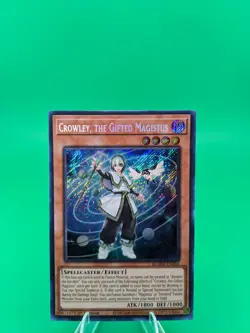 Yu-Gi-Oh! Crowley, The Gifted Magistus BLMM-EN044 Secret Rare - Image 1