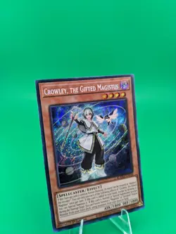 Yu-Gi-Oh! Crowley, The Gifted Magistus BLMM-EN044 Secret Rare - Image 2