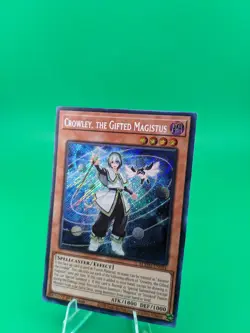 Yu-Gi-Oh! Crowley, The Gifted Magistus BLMM-EN044 Secret Rare - Image 3