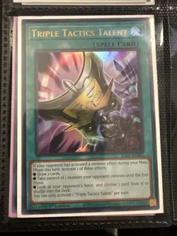 Triple Tactics Talent RA01-EN063 Ultra 25th Anniversary Rarity Collection - Image 1