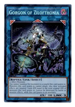 Yu-Gi-Oh! Gorgon of Zilofthonia DUAD-EN050 Secret Rare - Image 1