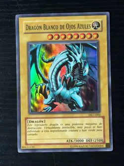 Spanish YUGIOH DL1-S001 Blue Eyes White Dragon Duelist League GEM MINT 2003 - Image 1