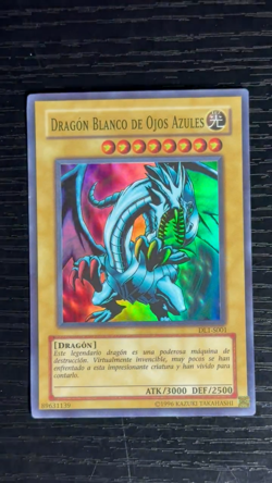 Spanish YUGIOH DL1-S001 Blue Eyes White Dragon Duelist League GEM MINT 2003 - Image 2
