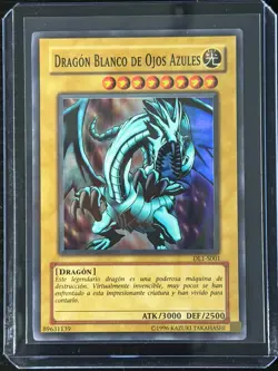 Spanish YUGIOH DL1-S001 Blue Eyes White Dragon Duelist League GEM MINT 2003 - Image 4
