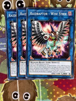 Yugioh Raidraptor - Wise Strix OP25-EN022 Playset - Image 1