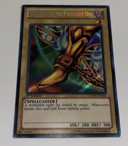 Right Leg Of The Forbidden One LCYW-EN302 Secret Rare 1st Edition LP - EURO - Image 2
