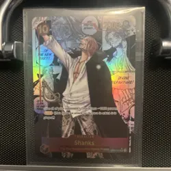 Shanks OP09-004 Manga Alt Art Emperors in the New World ONE PIECE Card Japanese - Image 1
