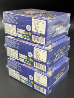 Lot of (3) One Piece TCG The Azure Sea's Seven Booster Box Sealed OP-14 - Image 3