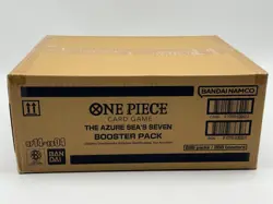 One Piece OP14-EB04 The Azure Sea's Seven English 12 Booster Box Case Sealed #4 - Image 1