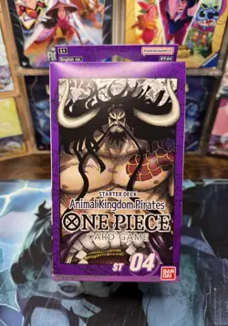 One Piece TCG Factory Sealed Starter Deck 4: Animal Kingdom Pirates (ST-04) NEW - Image 1