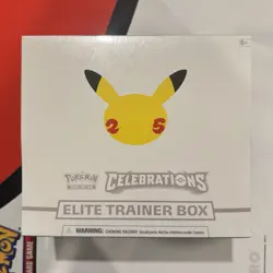 Pokemon Celebrations Elite Trainer Box ETB Factory Sealed English 2021 Pikachu - Image 1