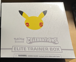 Pokemon TCG ETB 25th Celebrations Factory Sealed Elite Trainer Box - Image 1
