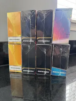 POKEMON TCG BOOSTER BUNDLE X8 LOT BLACK BOLT SURGING SPARKS PRISMATIC PHANTASMAL - Image 2