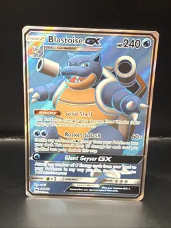 Pokemon Blastoise GX Holo Ultra Rare SM189 Black Star Promo 2019 TCG Card - Image 1
