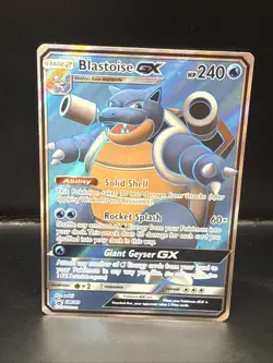 Pokemon Blastoise GX Holo Ultra Rare SM189 Black Star Promo 2019 TCG Card - Image 2