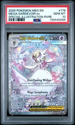 2025 POKEMON MEG SPECIAL ILLUSTRATION RARE #178 MEGA GARDEVOIR EX PSA 10 - Image 1