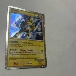 Raikou Shiny SL9 Holo Rare Call Of Legends Pokemon TCG Card MP/HP - Image 4