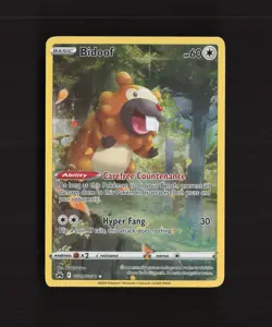 Bidoof GG29/GG70 Crown Zenith Full Art Ultra Rare Holo Pokemon Card NM - Image 1
