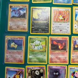 Vintage Pokemon TCG Non Holo Rare + Regulars - Lot of about 70 cards - LP/MP - Image 5