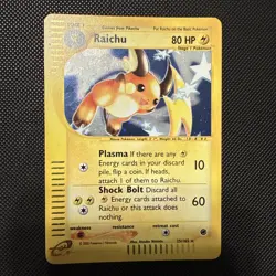 Pokemon TCG Raichu Expedition Base Set Holo Card 25/165 - Image 1