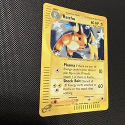 Pokemon TCG Raichu Expedition Base Set Holo Card 25/165 - Image 5