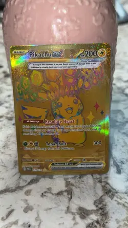Pokemon TCG Pikachu EX Hyper Rare Card 179/131 Prismatic Evolutions NM/Mint - Image 1