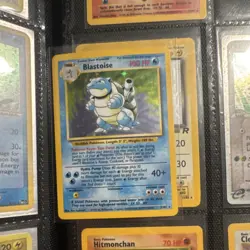 Blastoise Base Set 002/102 Holo Rare 100 HP Pokemon TCG Card English - Image 1