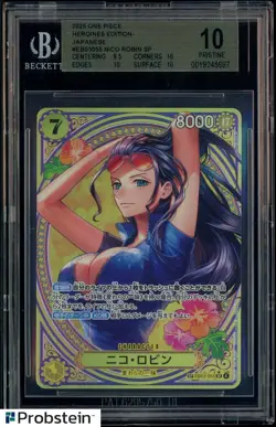 BGS 10 Nico Robin EB03-055 SP SR Parallel ONE PIECE Card Heroines edition 2025 - Image 1