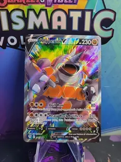Rhyperior V 181/189 Ultra Rare Darkness Ablaze Pokemon Card - NM - Image 1