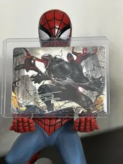 Marvel MTG Terrific Team-up Art Series Card GOLD Stamp Signature 23/54 Venom - Image 1