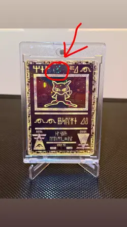 Ancient Mew SMILEY FACE Holo Pattern! Pokemon Card TCG - Image 1