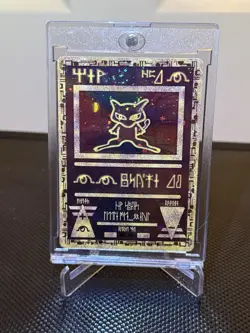 Ancient Mew SMILEY FACE Holo Pattern! Pokemon Card TCG - Image 2