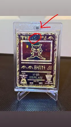 Ancient Mew SMILEY FACE Holo Pattern! Pokemon Card TCG - Image 3