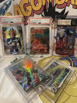 PSA 10 Graded Dragon Ball Z Card Vegeta, CGC Graded 10 Goku, Graded Garlic Jr! - Image 1