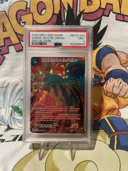 PSA 10 Graded Dragon Ball Z Card Vegeta, CGC Graded 10 Goku, Graded Garlic Jr! - Image 4