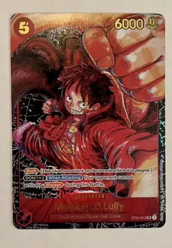 Monkey D Luffy ST01-012 SR Parallel Awakening of The New Era One Piece Card Game - Image 1