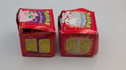 Pokemon Mewtwo / Jigglypuff 23k Gold Plated Burger King Trading Card with Box - Image 3