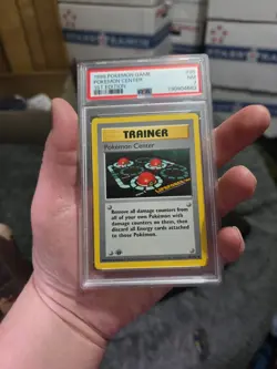 Pokemon Center Trainer Card, PSA 7, 1st Edition, 85/102 - Image 3