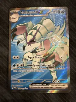 Golisopod ex 221/182 - Paradox Rift - Full Art Ultra Rare Pokemon TCG Card NM - Image 1