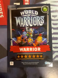 2015 Topps World of Warriors Trading Card Game Lance Foil Knights templar limite - Image 2