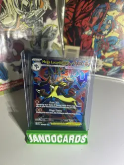 Pokemon TCG Mega Lucario EX 160/132 Ultra Rare Holo Card Mega Evolutions - Image 1
