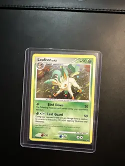 Pokemon TCG Leafeon Holo Card 7/100 Majestic Dawn Rare Holo - Image 1