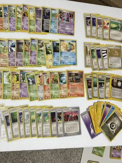 Pokemon vintage card lot years 2000-2007 common and uncommon 154 card assortment - Image 3