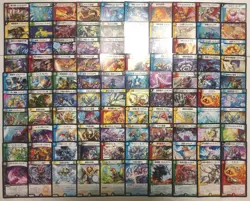 Lot of 100 Japanese Duel Masters Trading Card Game Card Set - Image 1